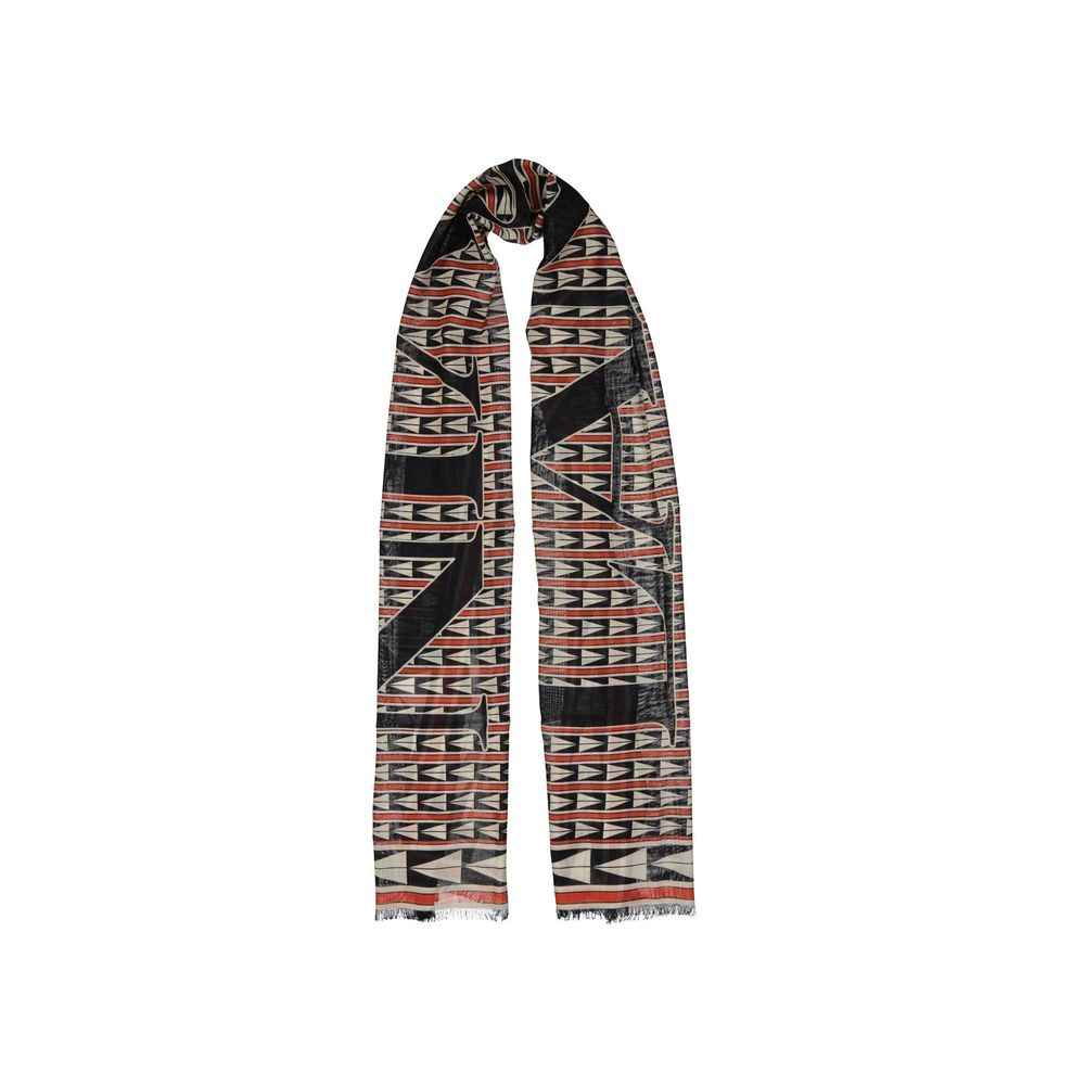 Lanvin Black Wool Scarf