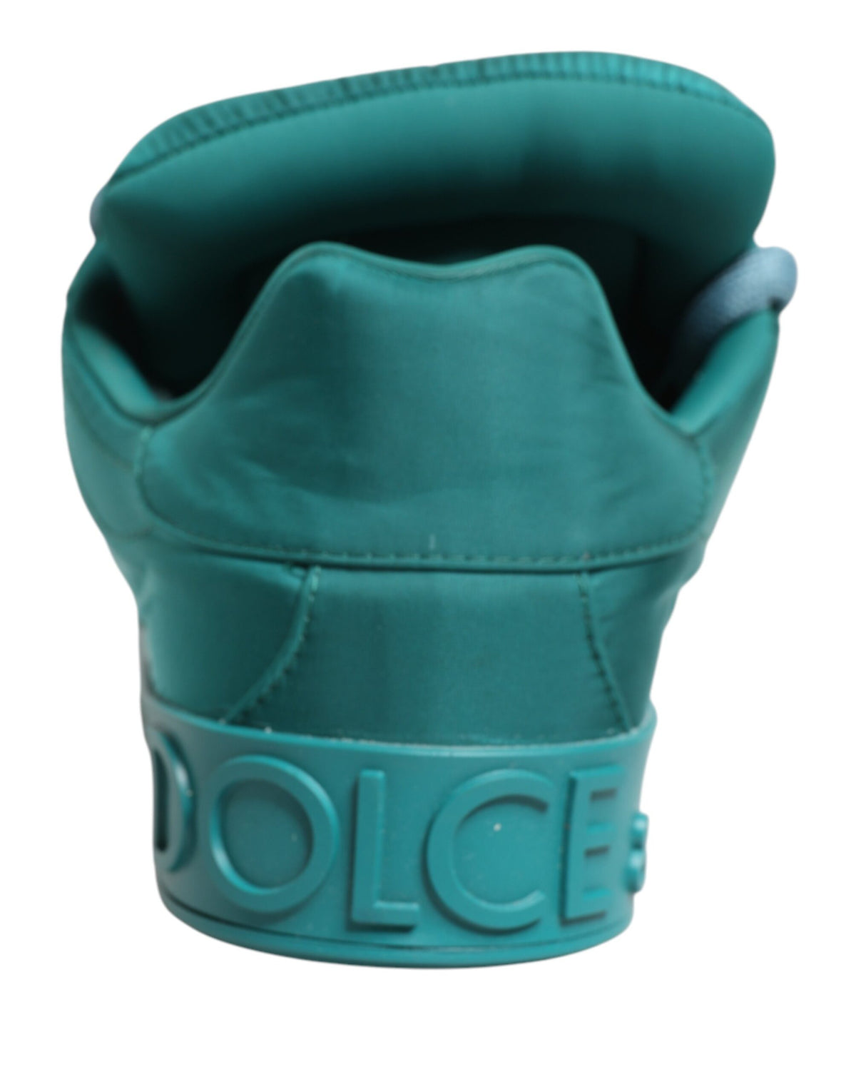 Dolce & Gabbana Teal Portofino Men Low Top Sneakers Shoes