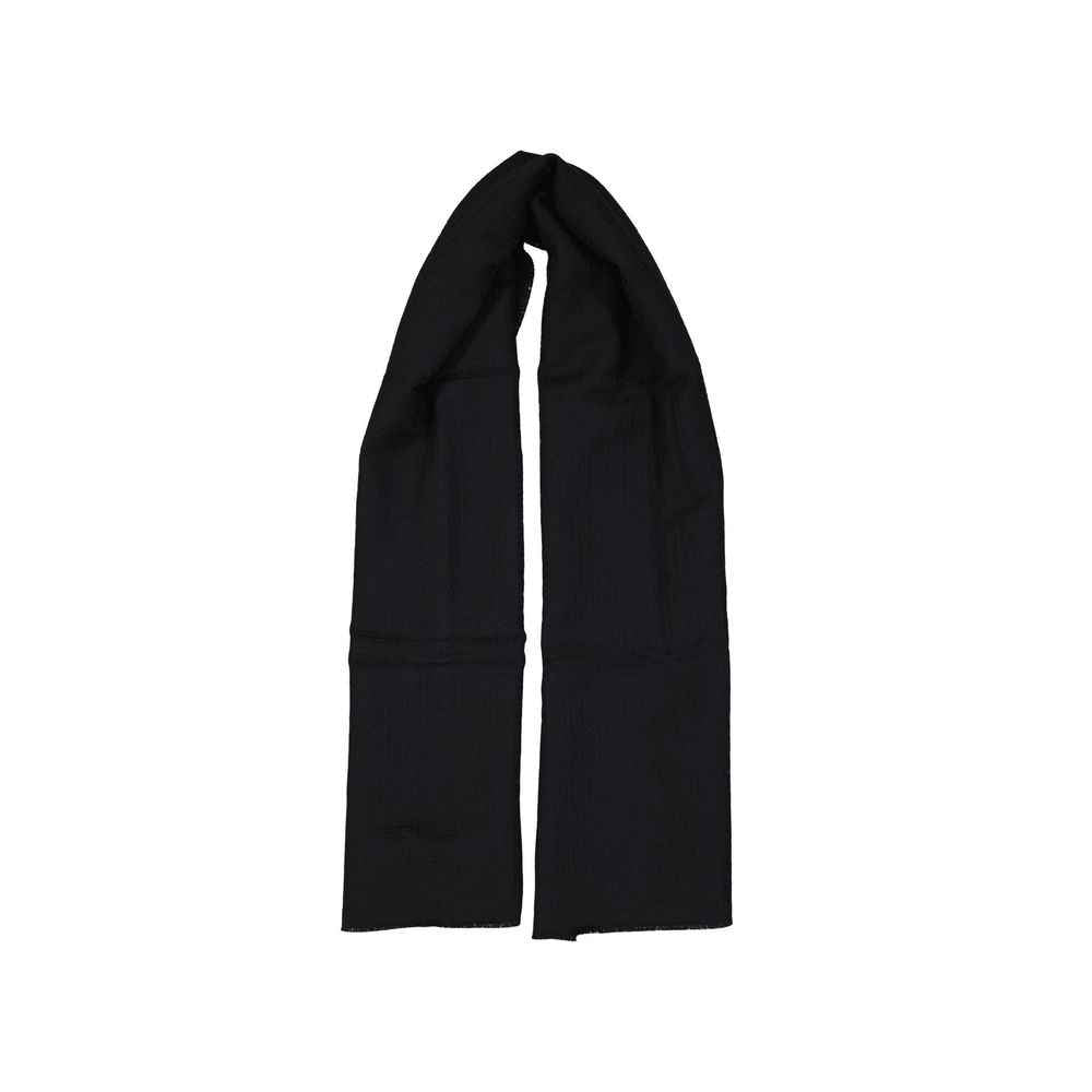 Givenchy Black Virgin Wool Foulard