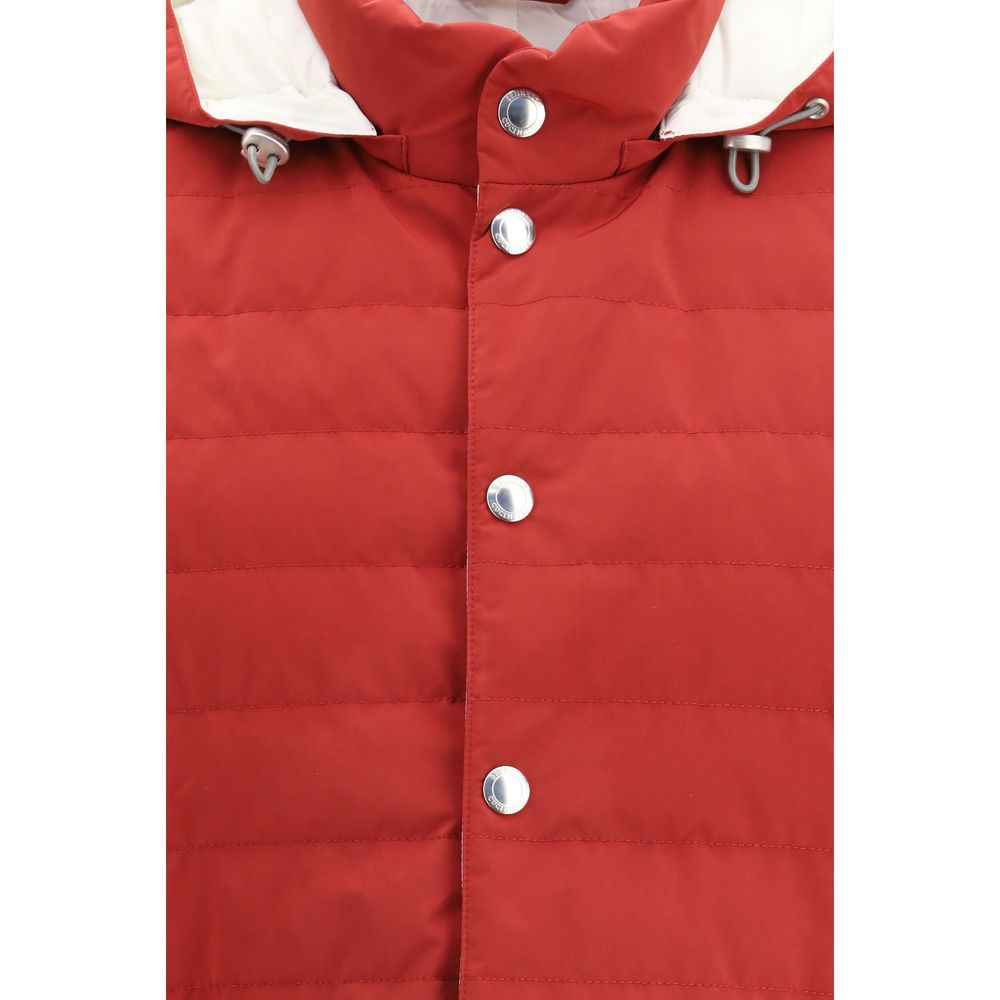 Brunello Cucinelli Multicolor Polyester Sleveless Jacket
