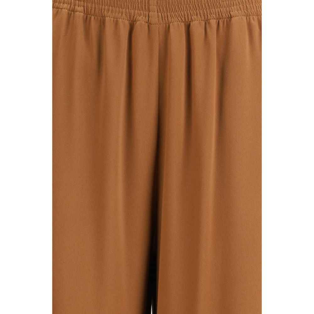 Fabiana Filippi Brown Viscose Casual Pants