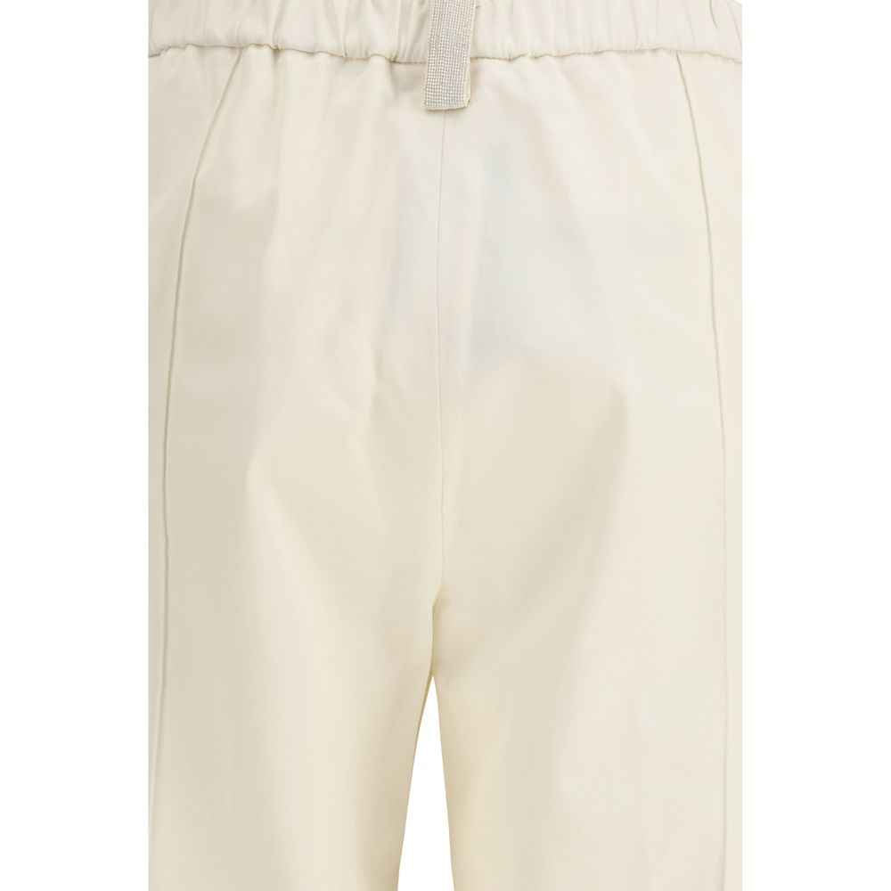 Fabiana Filippi Beige Cotton Casual Pants