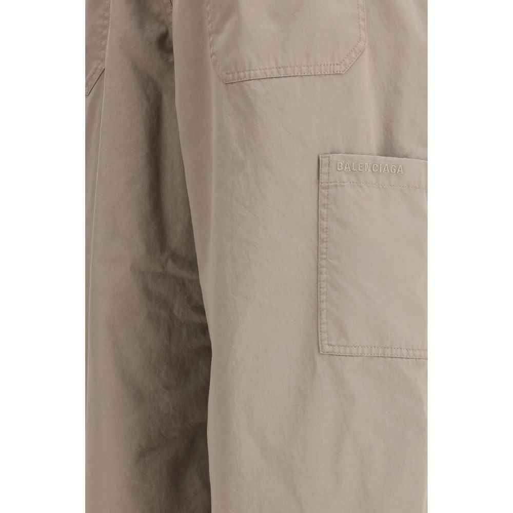 Balenciaga Beige Cotton Casual Pants