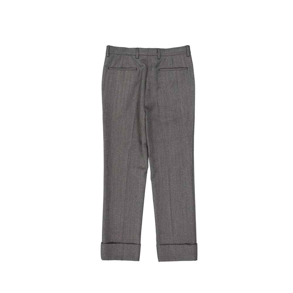 Prada Gray Wool Casual Pants