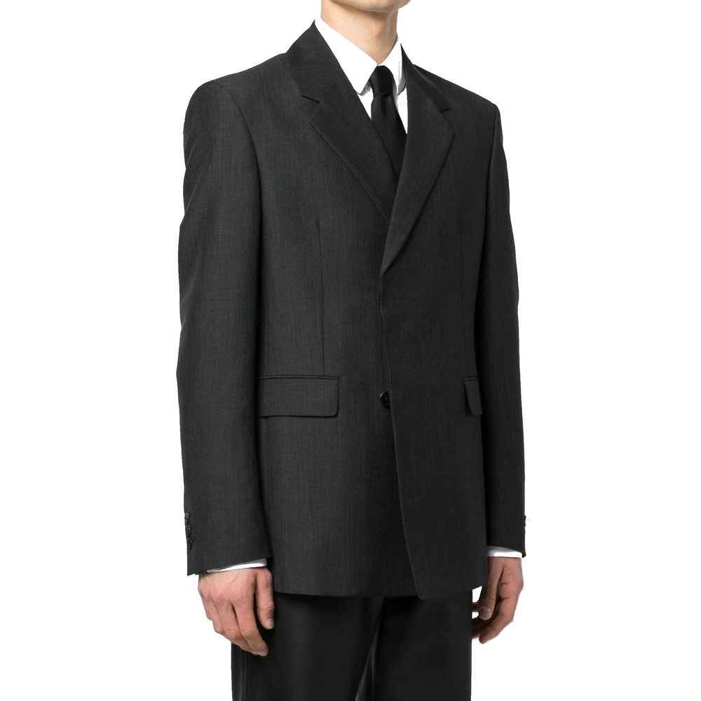 Prada Gray Wool Blazer