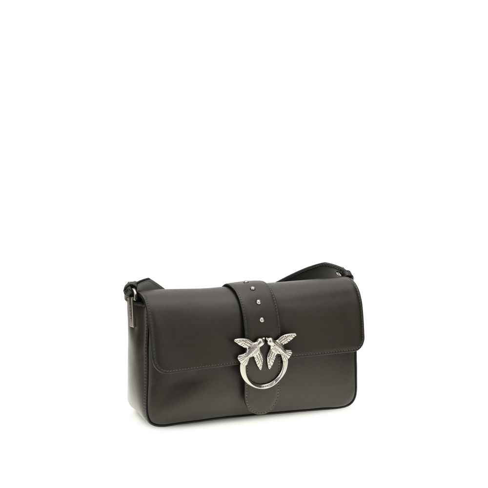 PINKO Bicolor Leather Shoulder Bag
