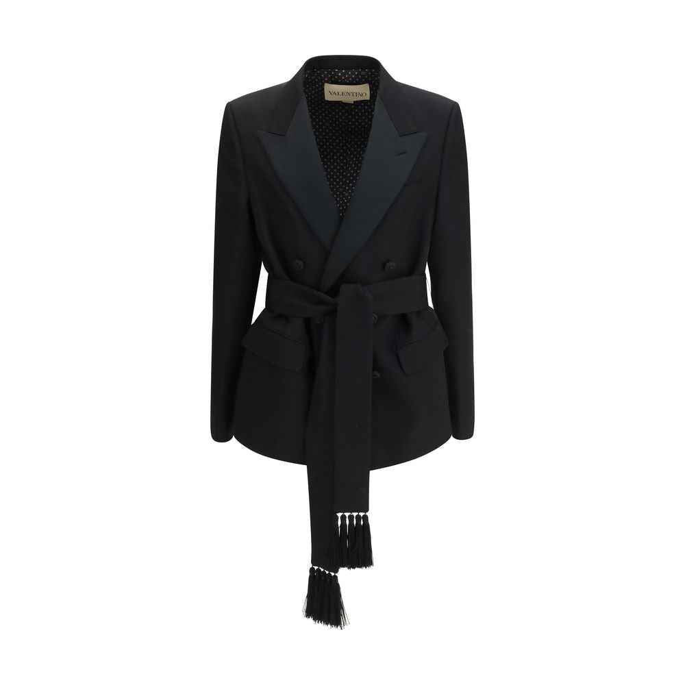 Valentino Black Wool Oves Aries Blazer