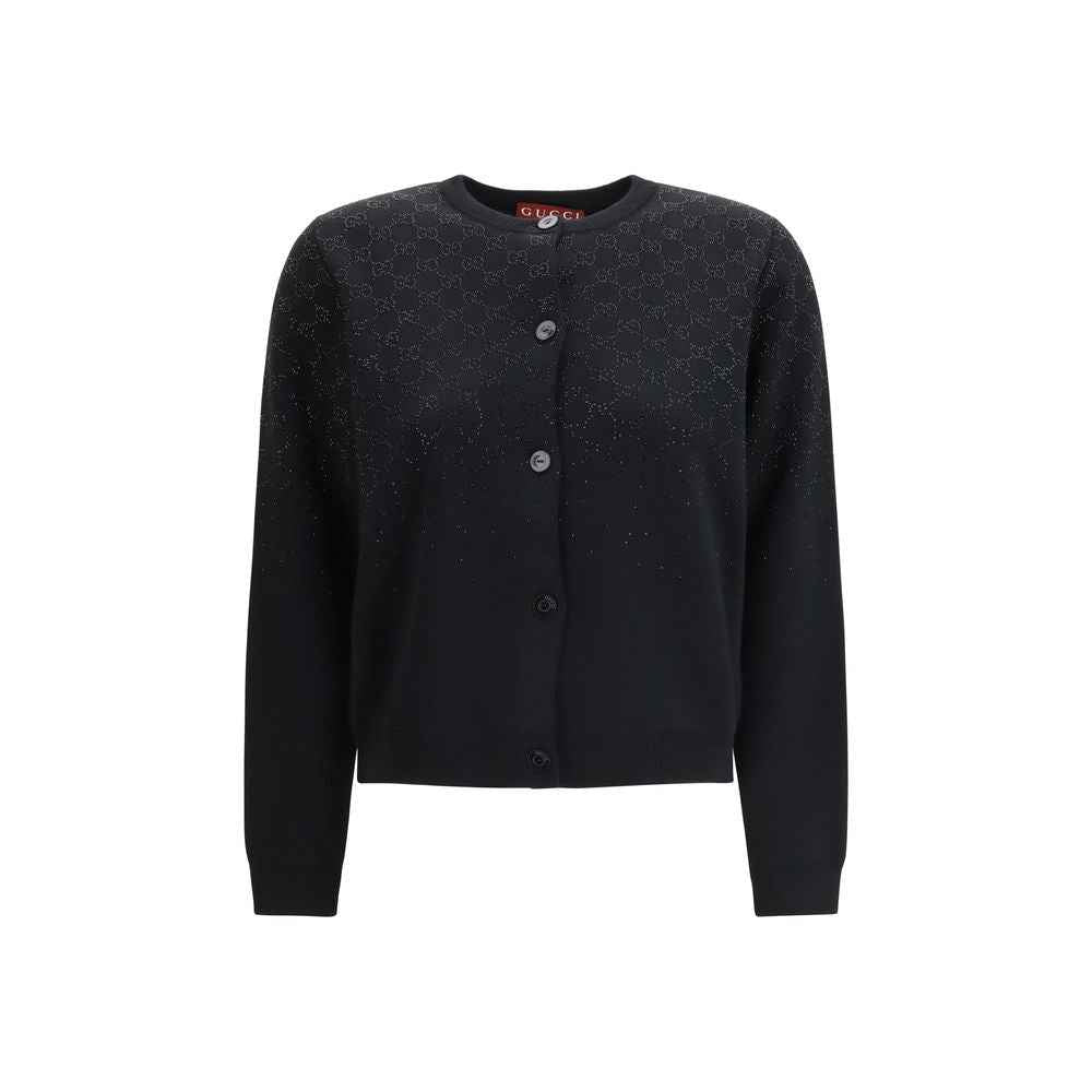 Gucci Black Wool Cardigan