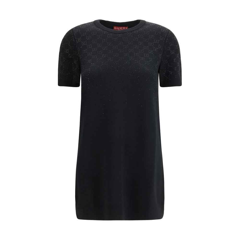 Gucci Black Wool Oves Aries Casual Dress