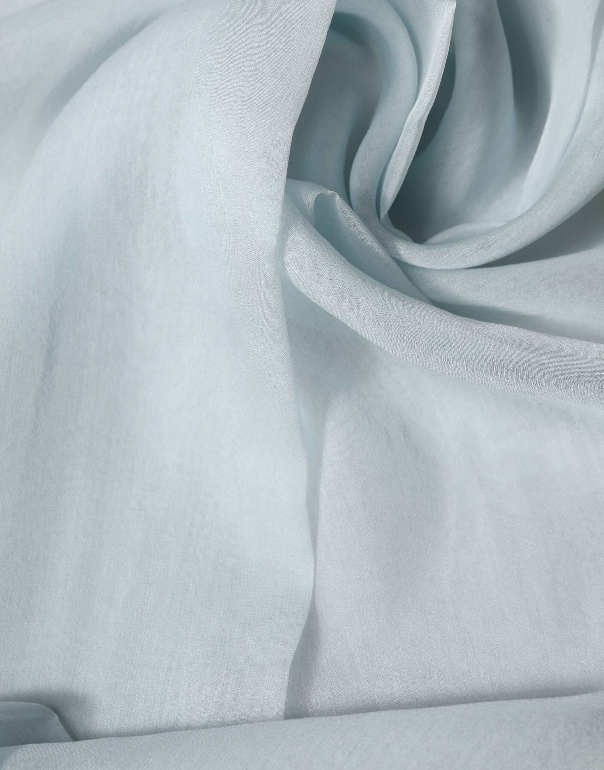 Dolce & Gabbana Light Blue Silk Sash Wrap Foulard 294.5cm x 19cm Scarf