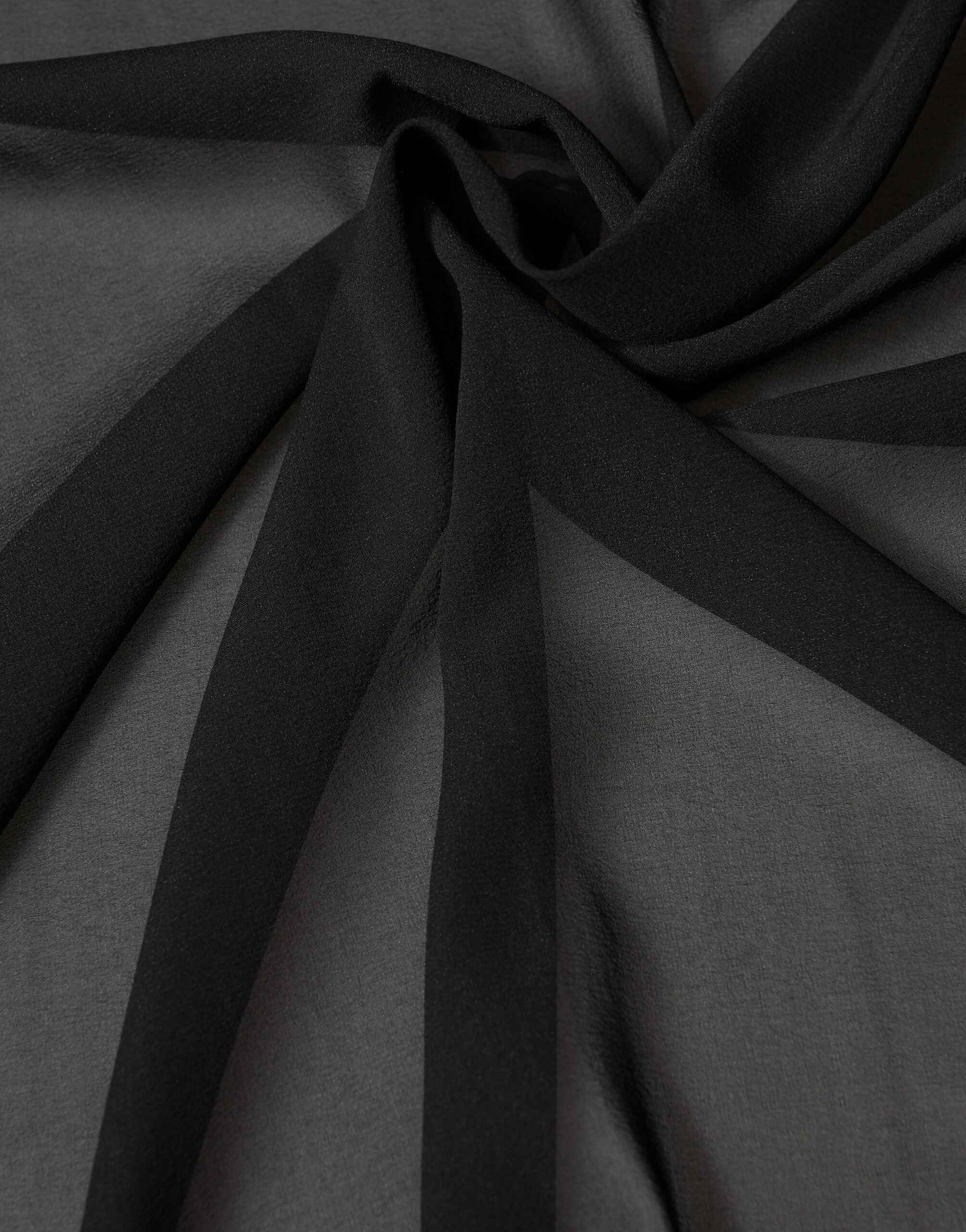 Dolce & Gabbana Black Silk Neck Wrap Shawl Stole 200cm x 64cm  Scarf