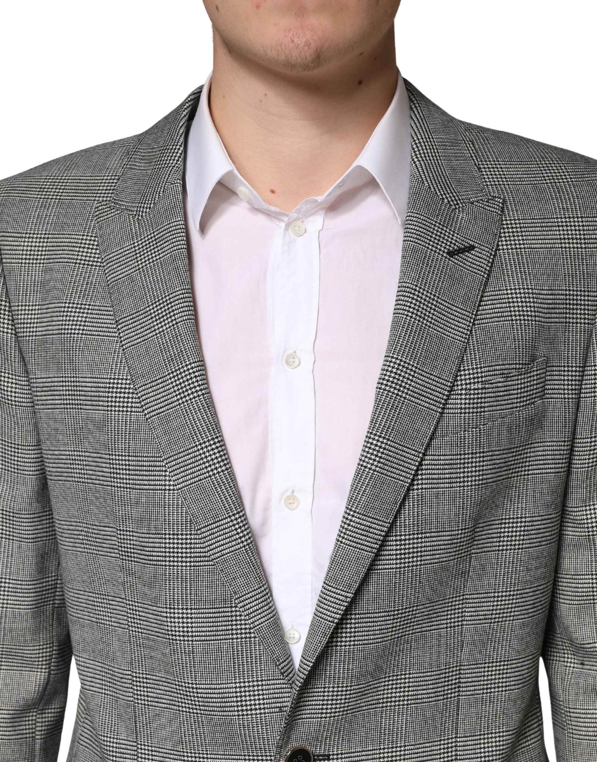 Dolce & Gabbana Gray MARTINI Single Breasted Formal 2PC Suit