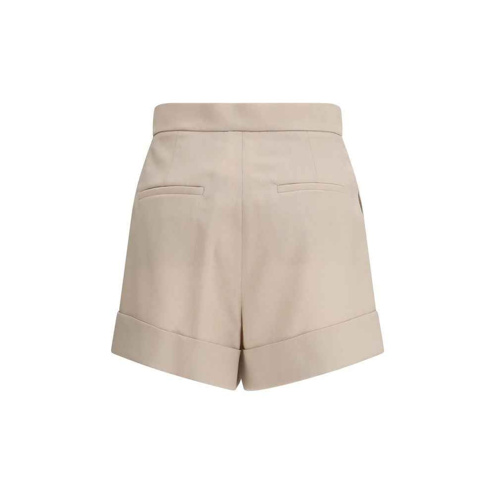 Max Mara Bicolor Wool Bermuda Shorts