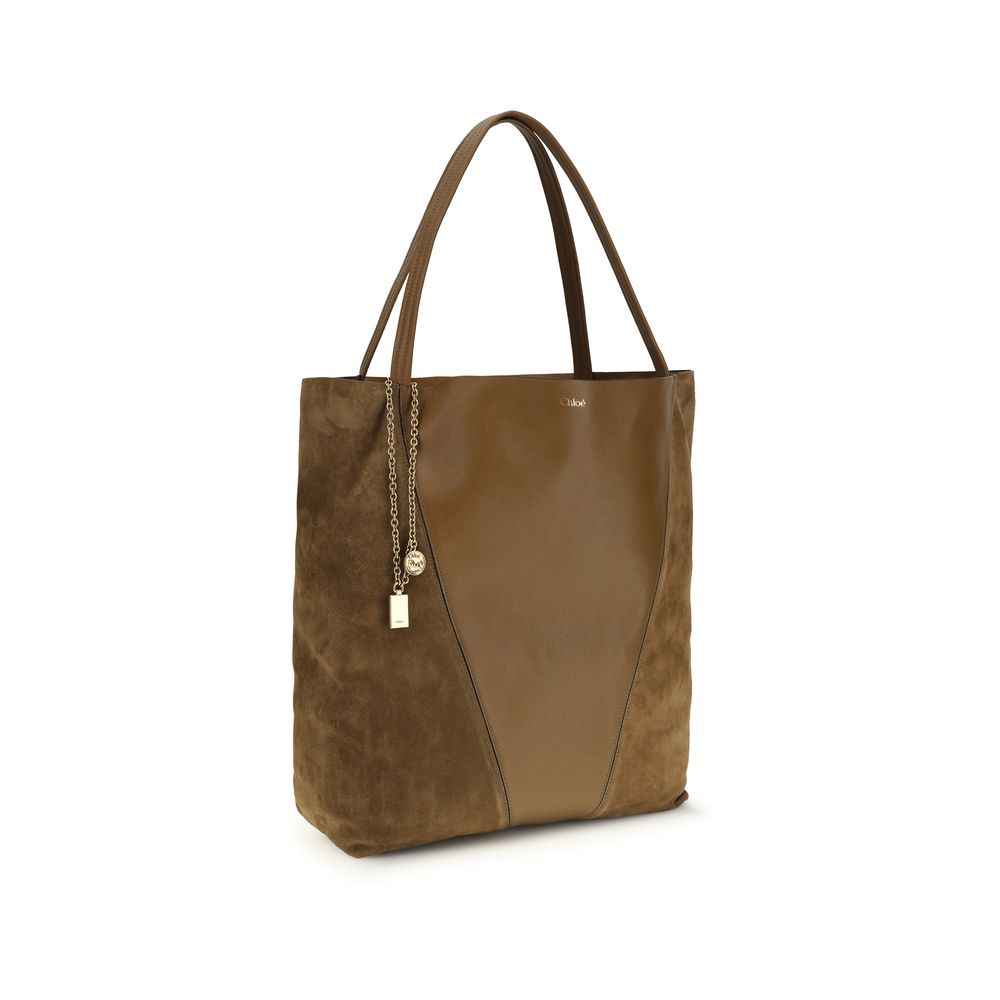 Chloé Brown Calf Leather Bos Taurus Shoulder Bag