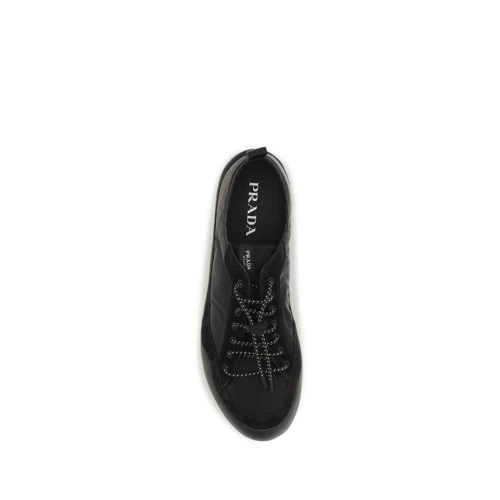 Prada Black Fabric Athletic Sneakers