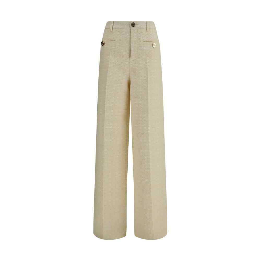 Gucci Beige Cotton Dress Pants