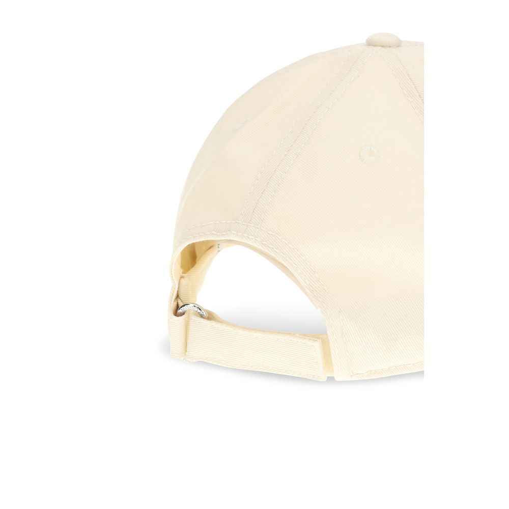 Moncler Beige Cotton Cap (Baseball Hat)