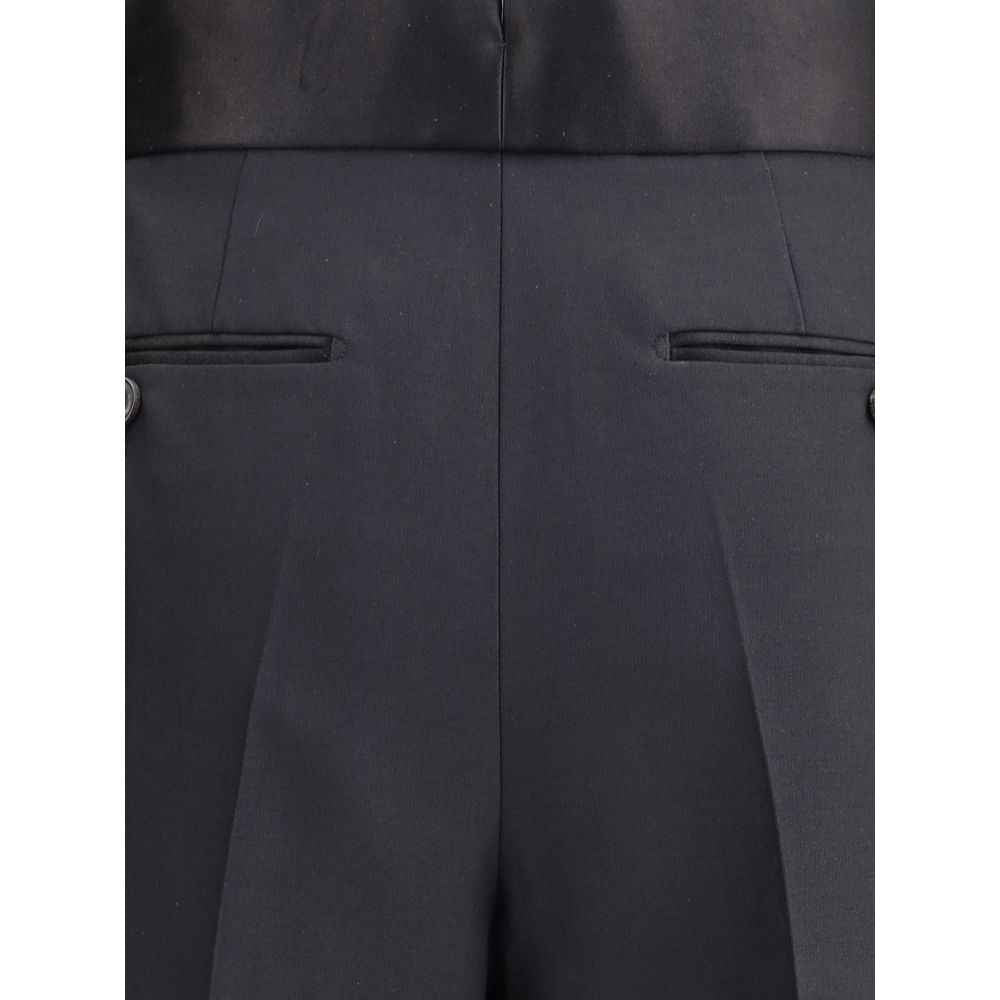Tom Ford Black Silk Dress Pants
