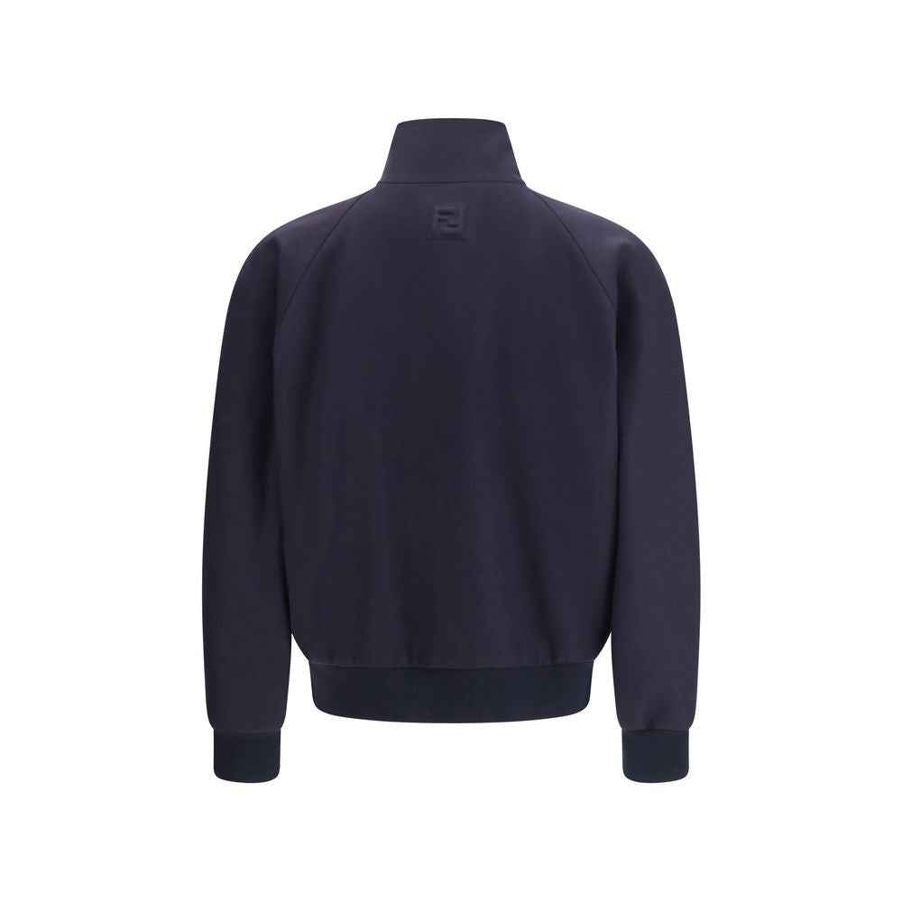 Fendi Blue Cashmere Bomber