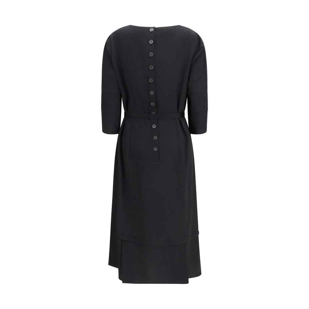 Prada Black Acetate Casual Dress