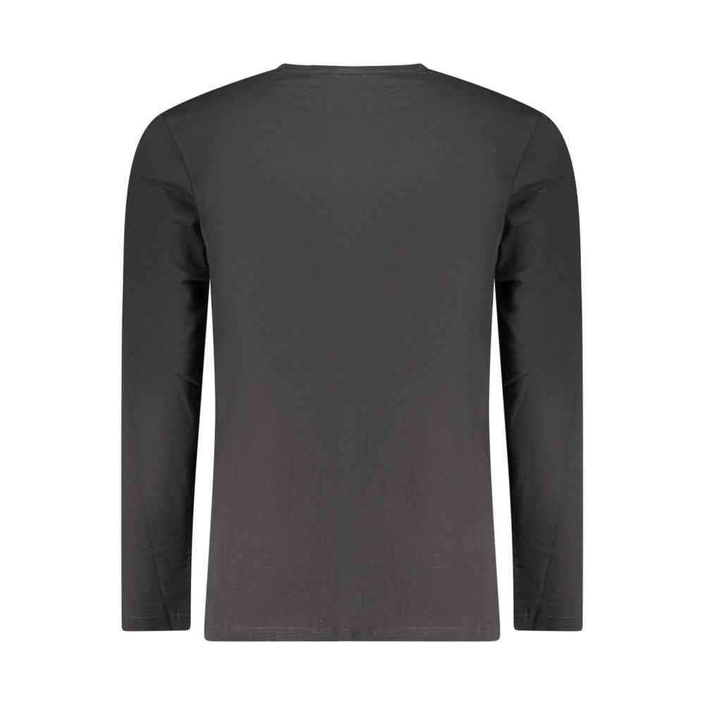 Hugo Boss Black Cotton Men T-Shirt
