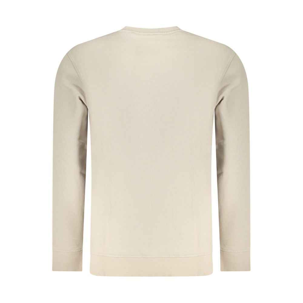 Hugo Boss Beige Cotton Men Sweatshirt