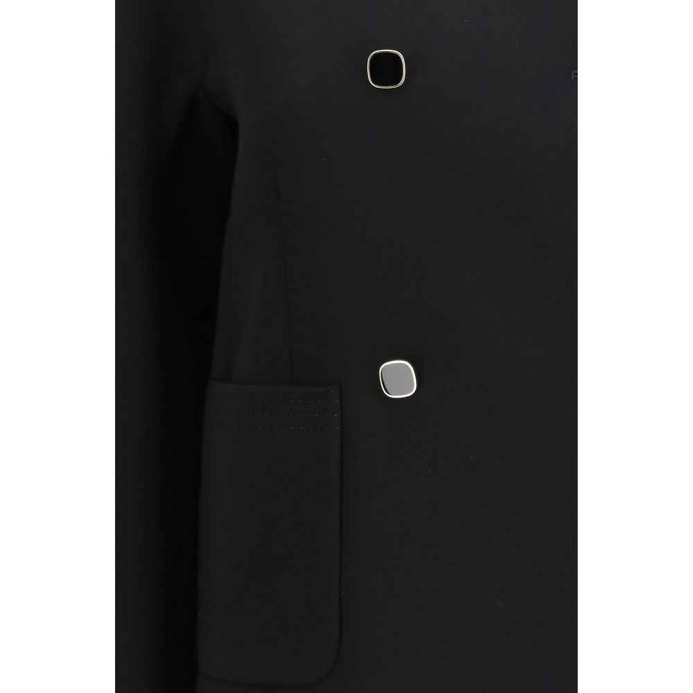 Max Mara Black Triacetate Coat