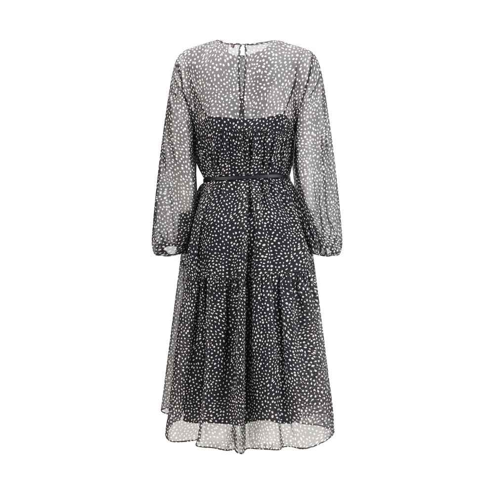 Max Mara Black Silk Casual Dress