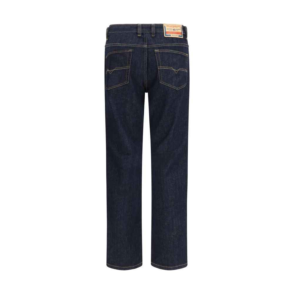 Diesel Black Cotton Slim Fit Jeans