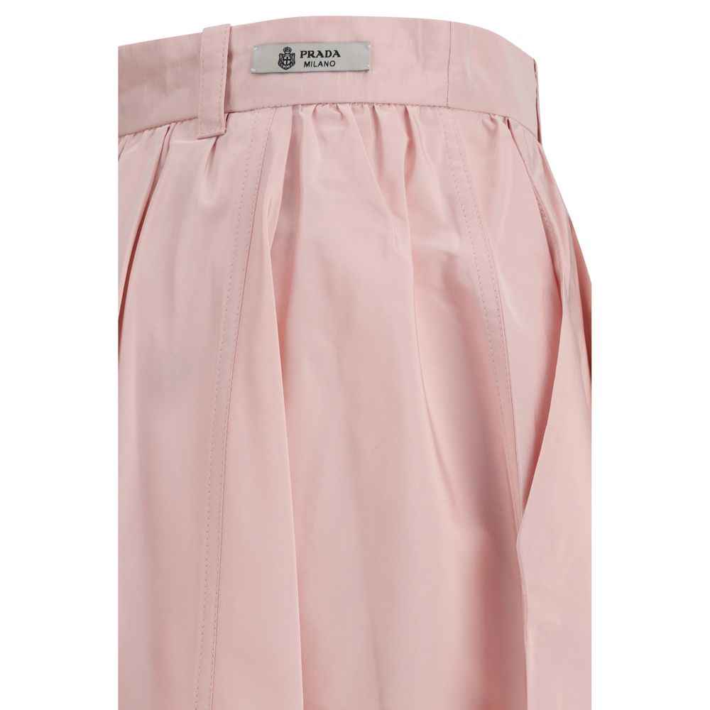 Prada Multicolor Silk Long Skirt