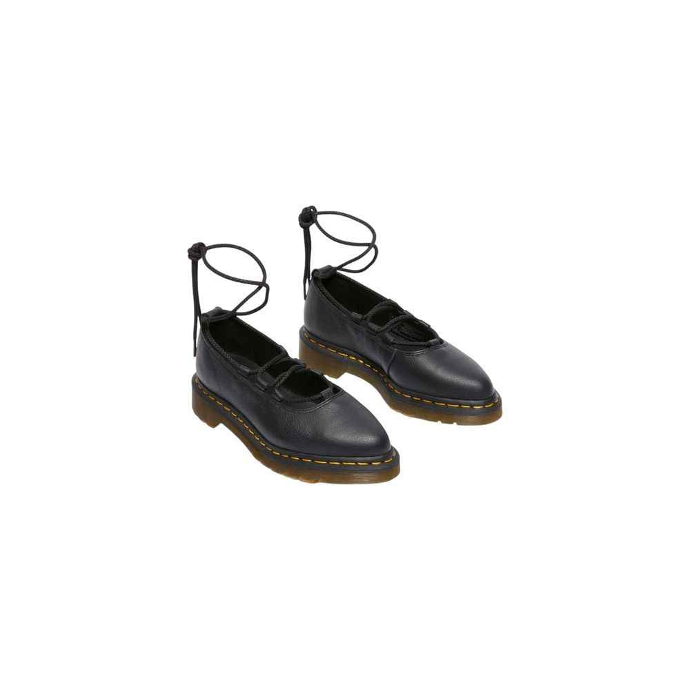Dr. Martens Black Leather Platform Pumps