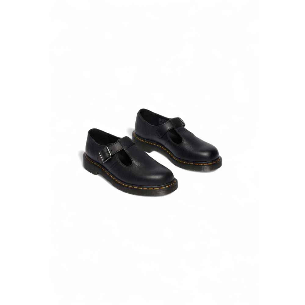 Dr. Martens Black Leather Platform Pumps