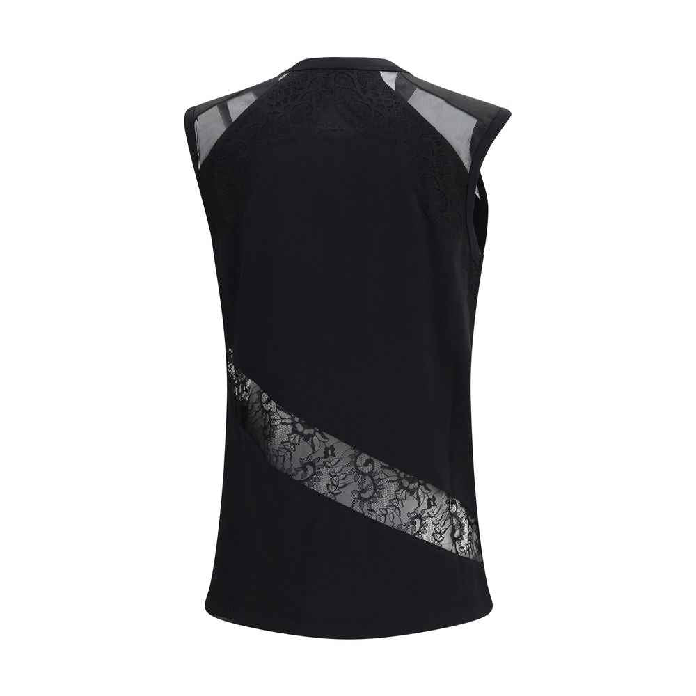 PINKO Black Cotton T-Shirt