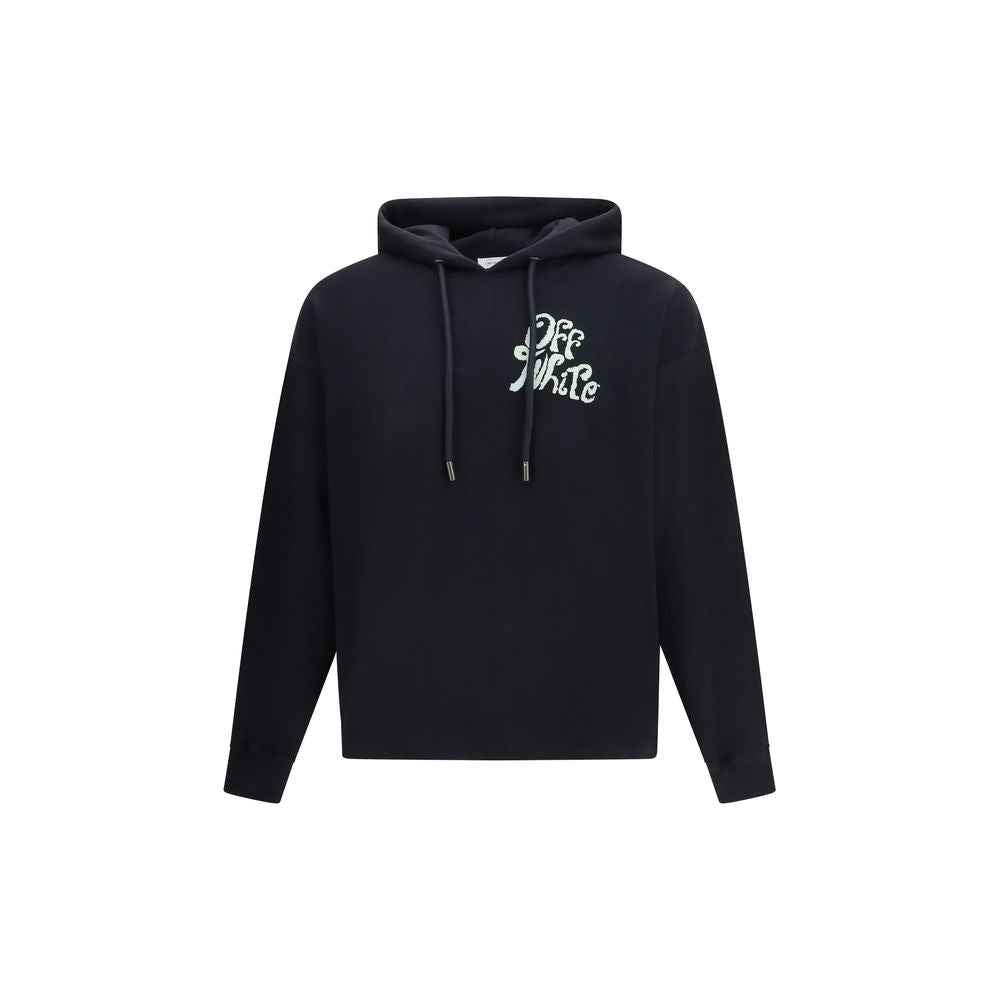 Off-White Black Cotton Sweatshirt