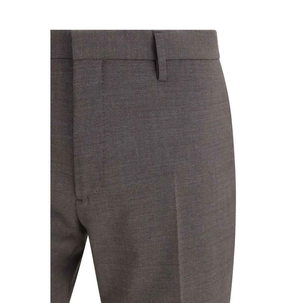 Dsquared² Gray Wool Two-Piece Suit