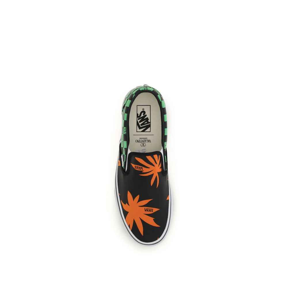 Valentino Garavani Multicolor Cotton Low Top Sneakers