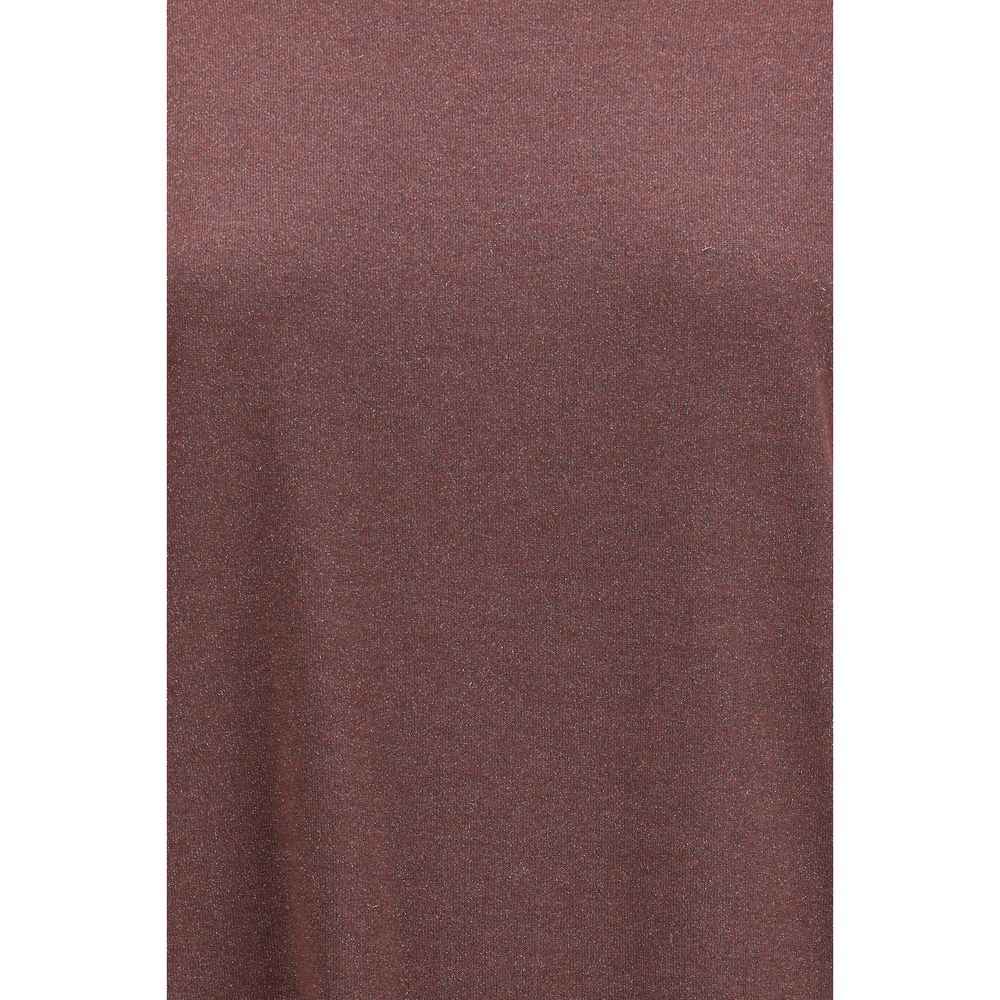 Brunello Cucinelli Bordeaux Nylon T-Shirt