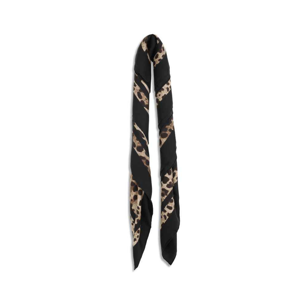 Dolce & Gabbana Multicolor Silk Scarf