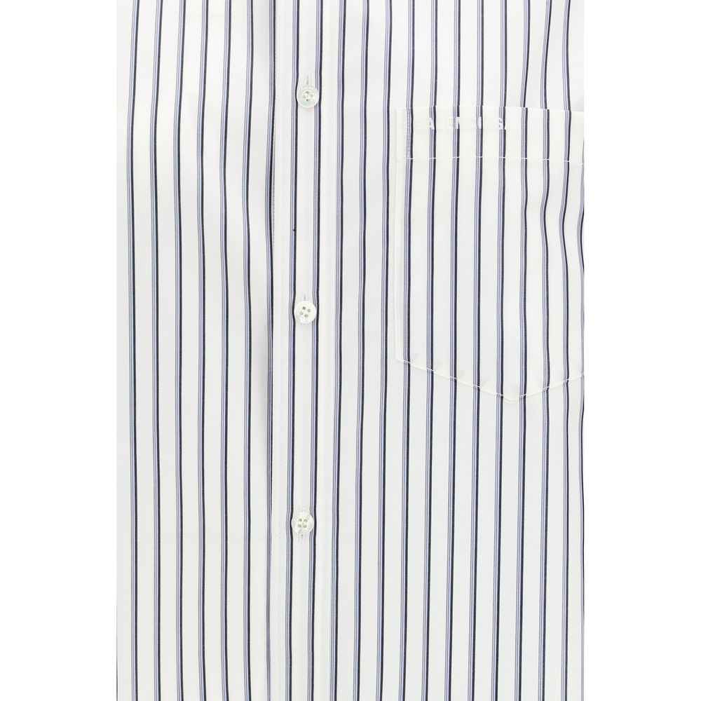 Balenciaga White Cotton Shortsleeve Shirt