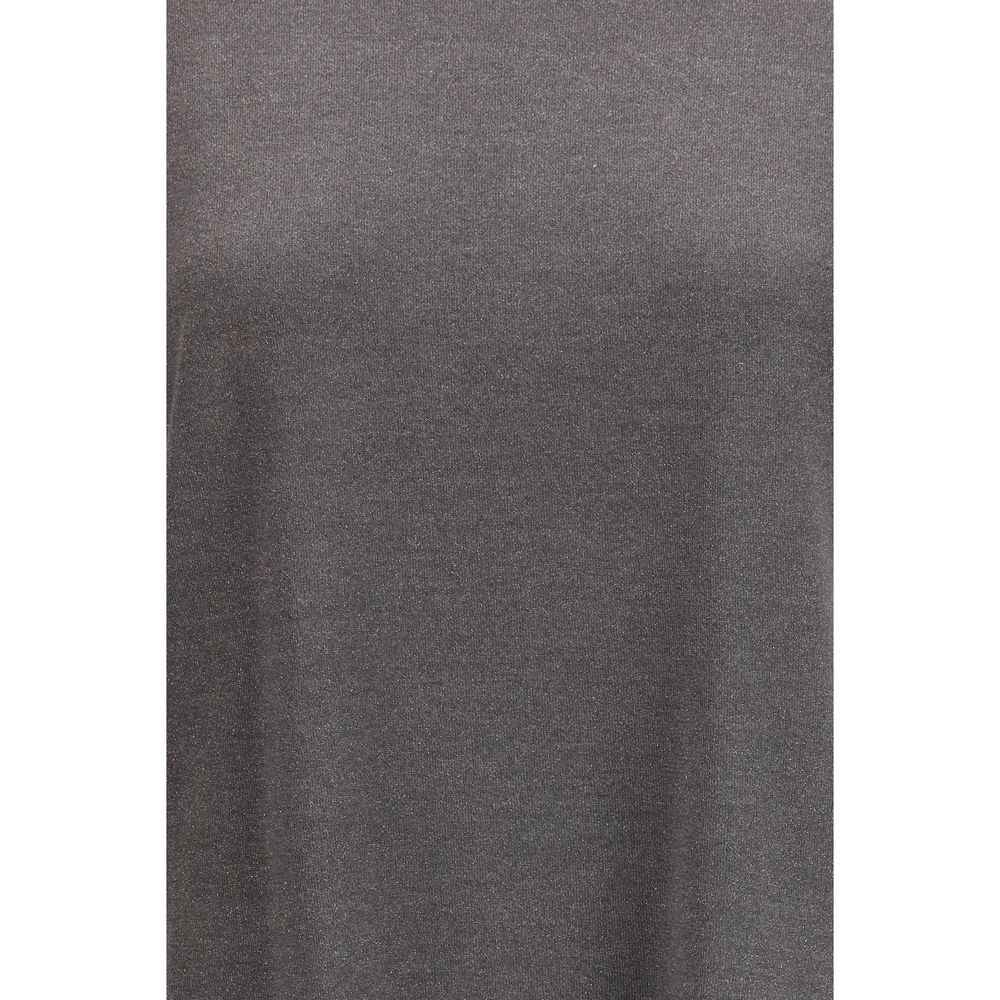 Brunello Cucinelli Gray Nylon T-Shirt