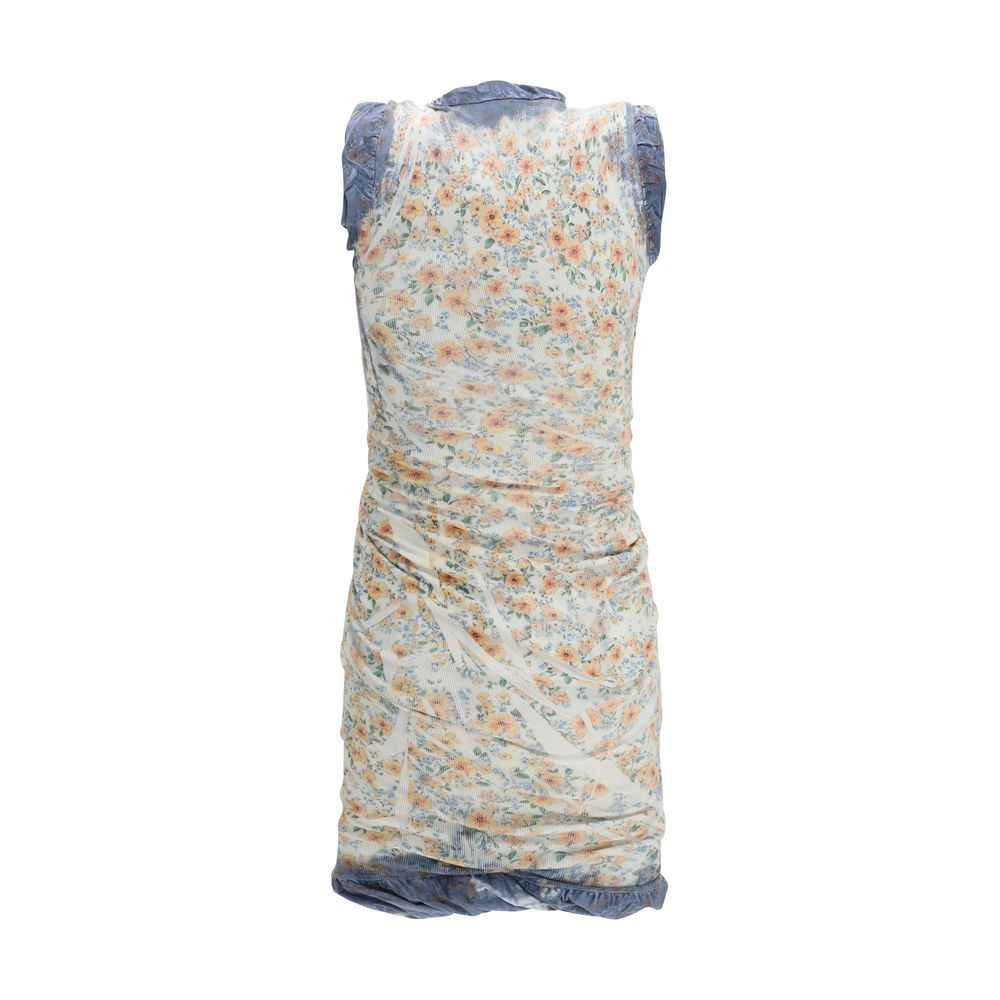 Diesel Multicolor Cotton Casual Dress