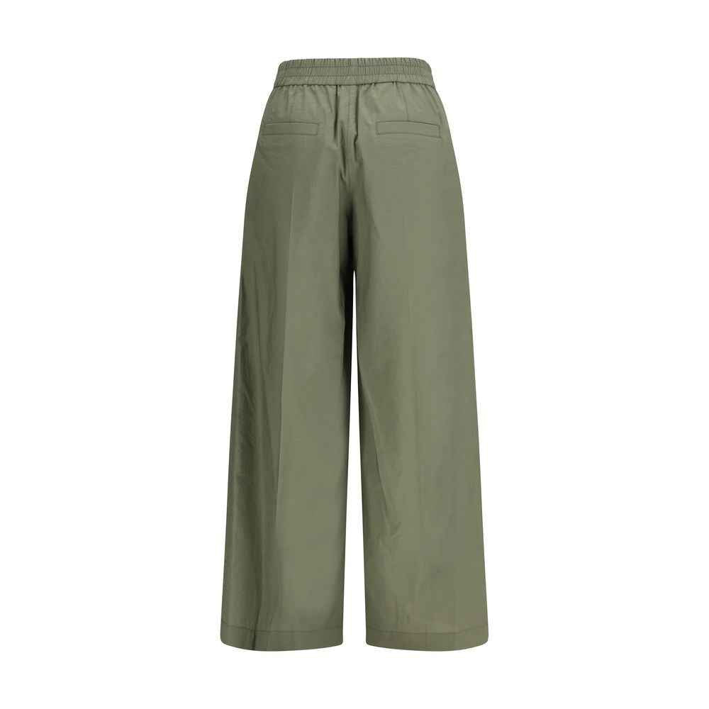 Brunello Cucinelli Bicolor Cotton Casual Pants