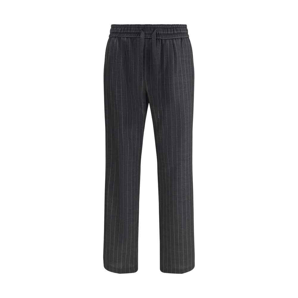 Dolce & Gabbana Gray Wool Oves Aries Casual Pants