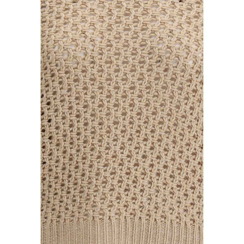 Fabiana Filippi Beige Wool Sweatshirt