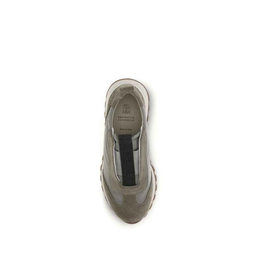 Brunello Cucinelli Bicolor Polyester Sneakers