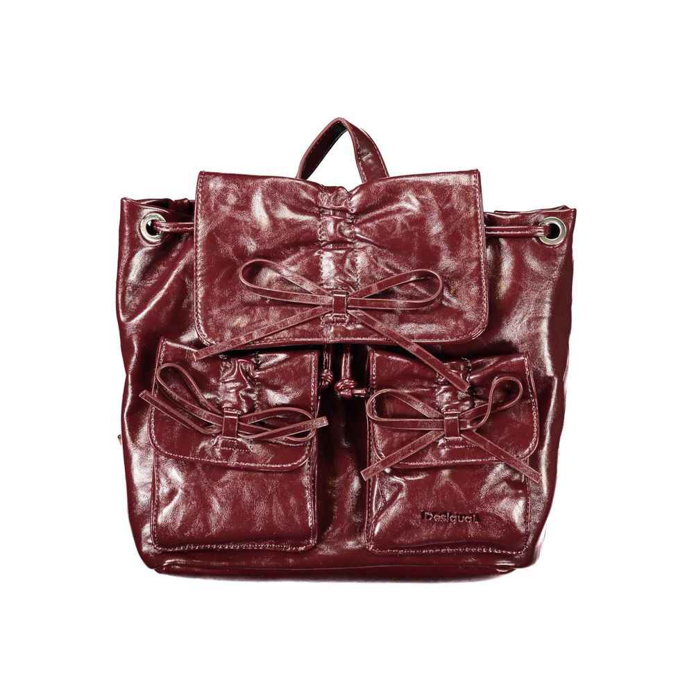 Desigual Burgundy Polyurethane Women Backpack