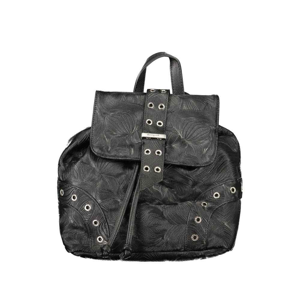 Desigual Black Polyurethane Women Backpack