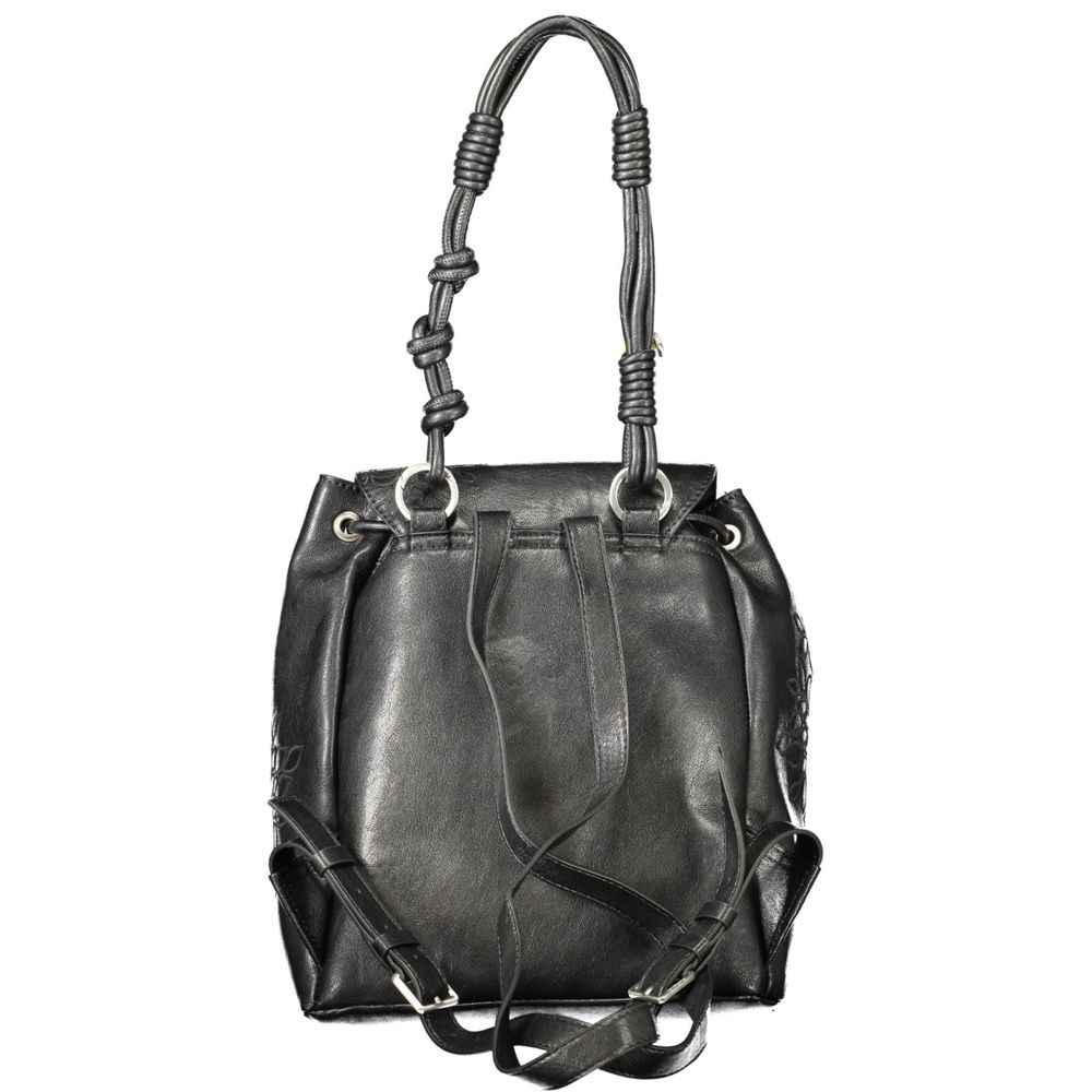 Desigual Black Polyurethane Women's Mini Backpack