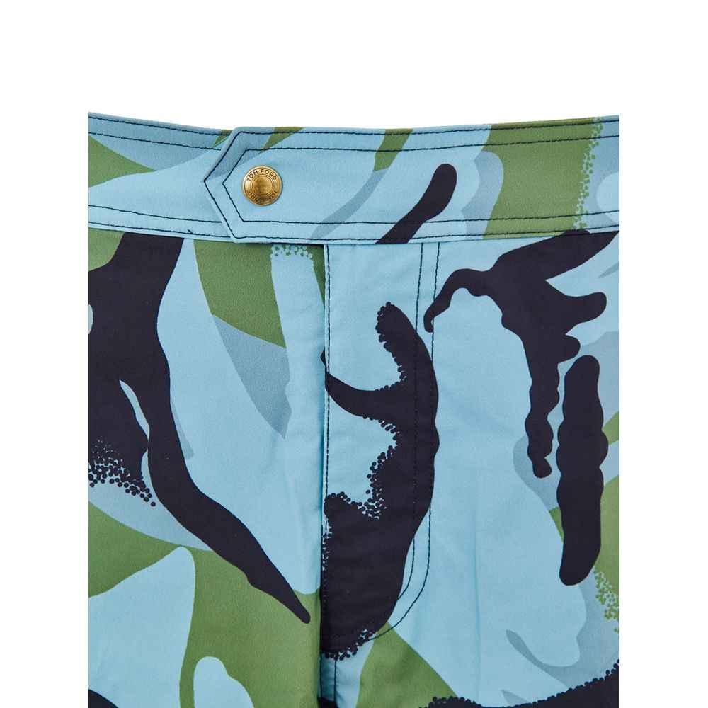 Tom Ford Multicolor Polyamide Swim Shorts