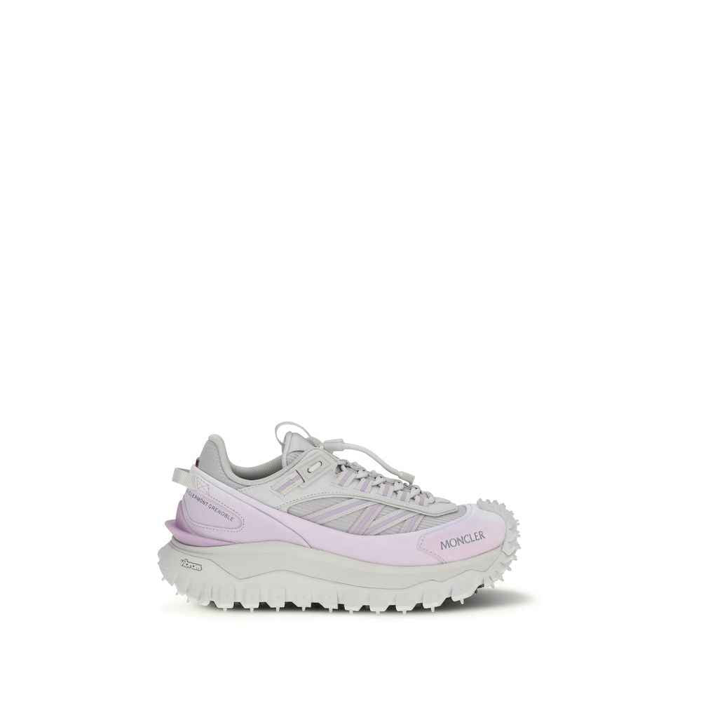 Moncler Purple Polyester Athletic Sneakers